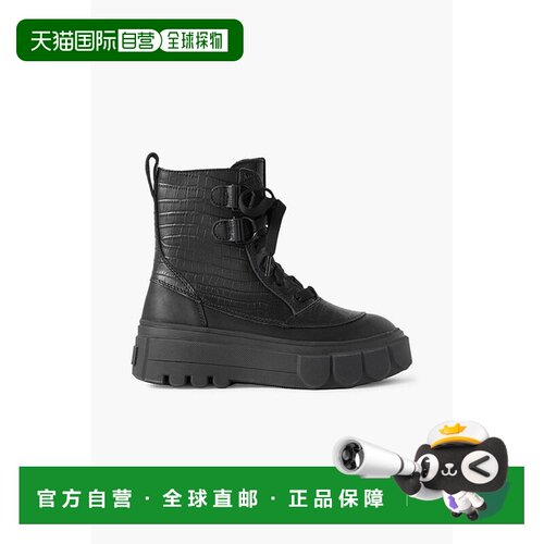 香港直邮Sorel 冰熊 女士 Caribou 光滑皮质短靴 2048431013NL501