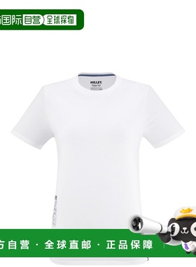 自营欧洲直邮Millet觅乐 CHAMONIX FLOWER 女款T恤 白色短袖
