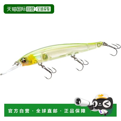 【日本直邮】DUEL仿生饵 L-Bass Jerkbait 中慢速浮动 110mm Ghos