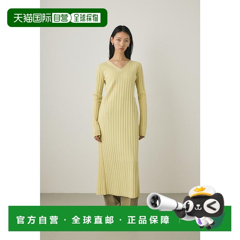 日本直邮MOUSSY 2WAY针织连衣裙 采用再生聚酯纤维 [MO1164EW0348