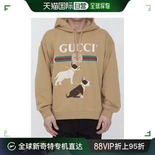 男士 香港直邮潮奢 古驰 721427XJFL5 Gucci 平纹针织运动衫