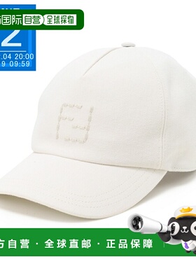 日本直邮Fendi 男士棒球帽 白色 fxq768 av92 f0rq0