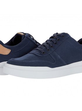 Cole Haan GrandPro Rally 帆布球场运动鞋 复古靛蓝帆布/自然色
