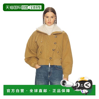 1h可退 香港直邮潮奢 ISABEL MARANT 女士 Oana 夹克 MA0500FAD1E