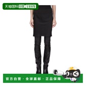 斜纹半身裙中裙A字裙包臀裙 香港直邮Rick Owens RP02E4370SCH