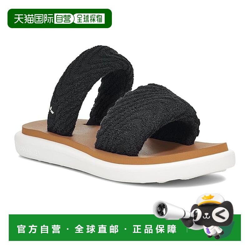 香港直邮Ugg 女士 Alane Terry 凉拖拖鞋 black黑色 舒适时尚,女鞋,时装凉鞋,淘宝优惠券,粉丝福利购,淘宝优惠卷