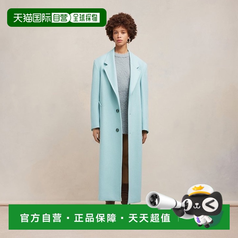 1h可退 香港直邮潮奢 Ami Paris 女士 长袖羊毛大衣 FCO307WV0016