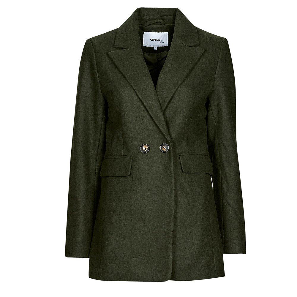 Only 女士 ONLDAWN BLAZER CC OTW 大衣 绿色