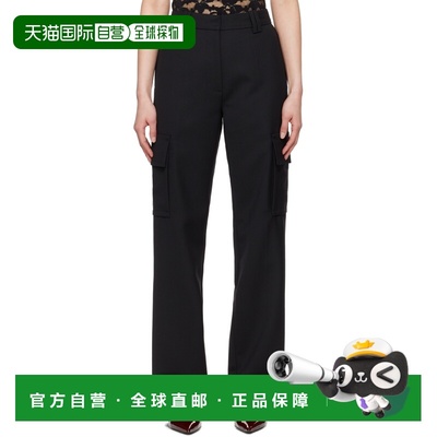 1h可退 香港直邮潮奢 ANINE BING 女士 黑色 Dayton 工装裤 A0310