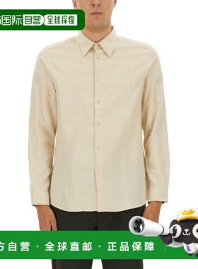 1h可退 香港直邮Paul Smith 男士 白色衬衫 M2R687UT2248702