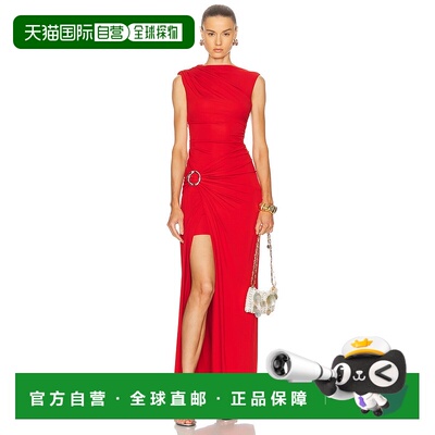 1h可退 香港直邮Simkhai 女士 Blaine 睡裙 4251073D red红色 舒