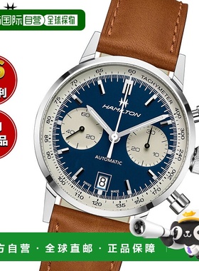 日本直邮hamilton 美国经典 Intra-Matic 自动计时码表 H38416541