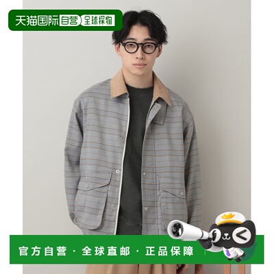 1h可退 日本直邮RAGEBLUE 男士 灯芯绒设计猎装夹克 637619