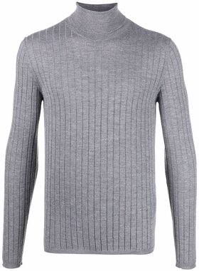 Prada 普拉达 男士 罗纹羊绒高领上衣 UMR506S2211W3A