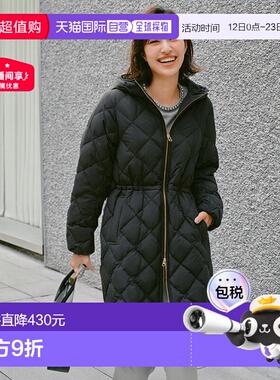 1h可退 日本直邮TAION×UNFILO 女装 A字型羽绒外套 宽松长款半拉