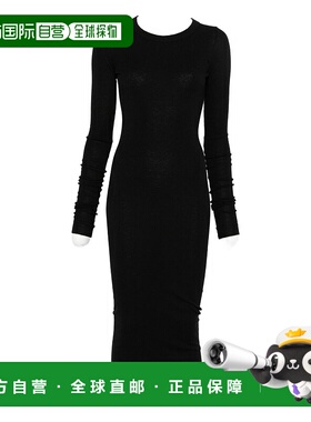 香港直邮RICK OWENS 女士连衣裙 RP02E4546RJR09 AW2025 黑色