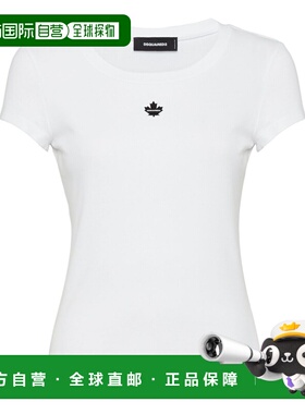 1h可退 香港直邮潮奢 Dsquared2 二次方 女士 短袖T恤 S75GD0465D