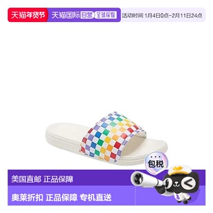 自营Vans La Costa VN0A5HTO196 Sandals Kids White Multi Check