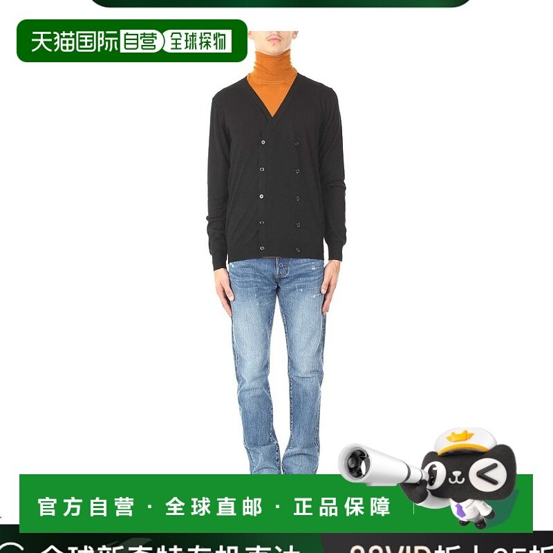香港直邮PAOLO PECORA 男士针织衫 A005F0019000 CO 黑色 Black C