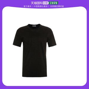 香港直邮VERSACE COLLECTION黑色男士T恤 V800683R4-VJ00180-V10