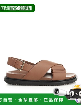 香港直邮MARNI 女士凉鞋 FBMS015701P3614ZO238 AW2025 棕色