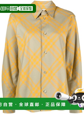香港直邮BURBERRY 女士衬衫 8077796B7363 AW2023 黄色