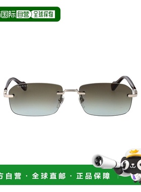 香港直邮GUCCI 男士太阳镜 GG1221S008 SS2025 绿色 GG1221S