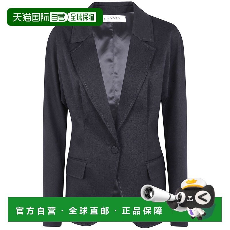 香港直邮Lanvin 朗雯 女士 单排扣精细剪裁夹克 RWJA00244885H251,女装/女士精品,风衣,淘宝优惠券,粉丝福利购,淘宝优惠卷