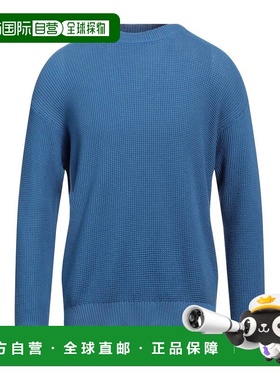 1h可退 香港直邮潮奢 Roberto Collina 男士 毛衣 blue蓝色 舒适