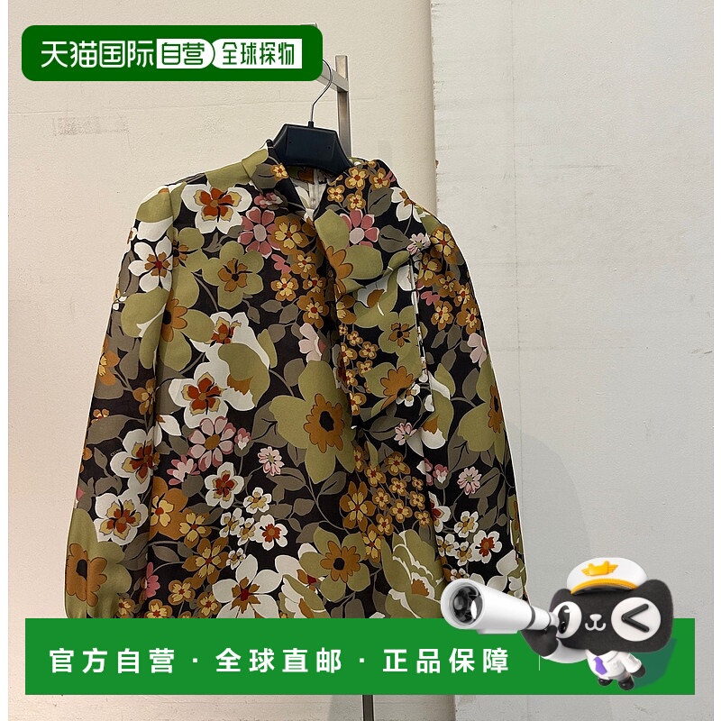 香港直邮CELINE 女士衬衫 2B59B0H23FYO1 SS2025 花色 Lavalliere