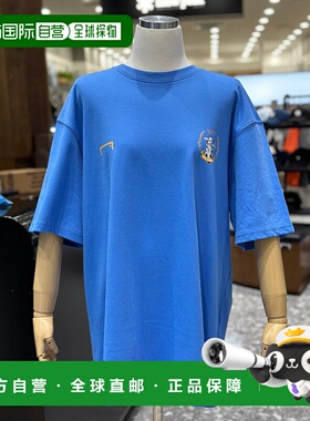 韩国直邮GOALSTUDIO [주점]goal studio FC队徽空气网眼T恤-蓝色-G4