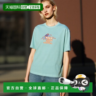 WAVE 韩国直邮AECA AECA 公用T恤AWCMSSBDTTSOV013C0WM HAL WHITE