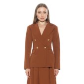 admor 西装 美国奥莱 alexia 直发 Farrah 外套 棕色