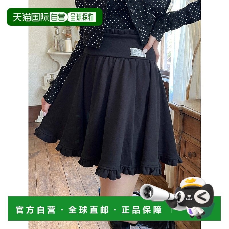 1h可退 日本直邮PHILLY 女装 秋冬新款 蕾丝边休闲短裙 PWC25AW02