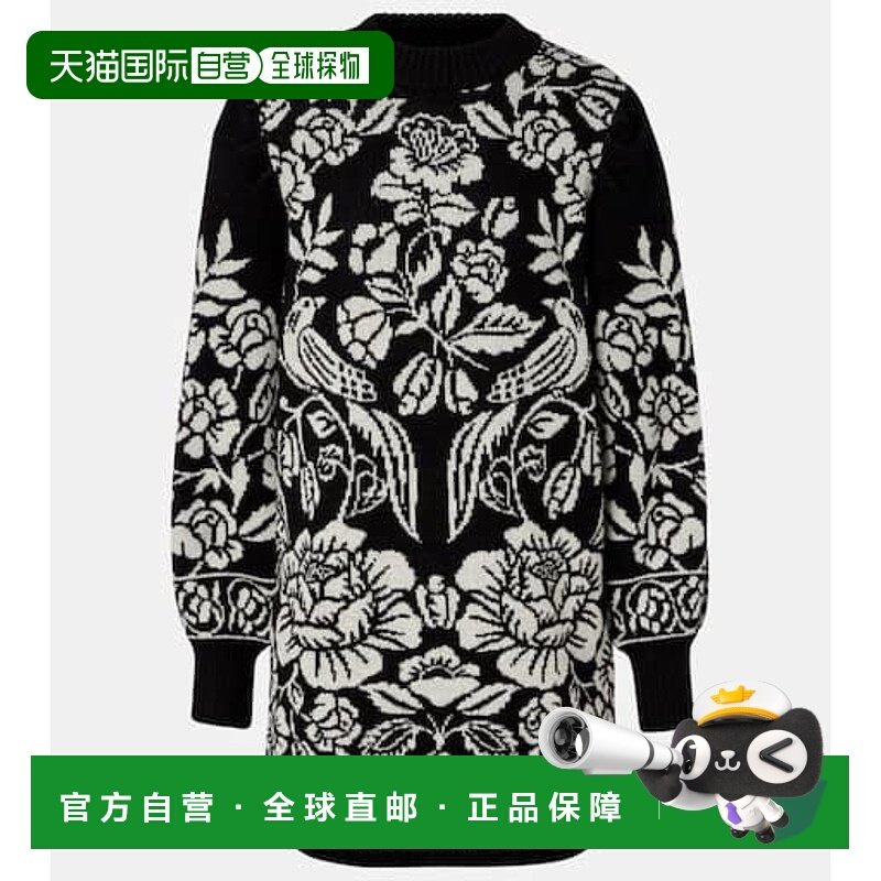 1h可退 香港直邮潮奢 FARM RIO 女士 Cashew And Birds 迷你连衣