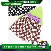 日本直邮apres les cours 1h可退 花格纹蓬松裙 半身裙潮流穿搭高