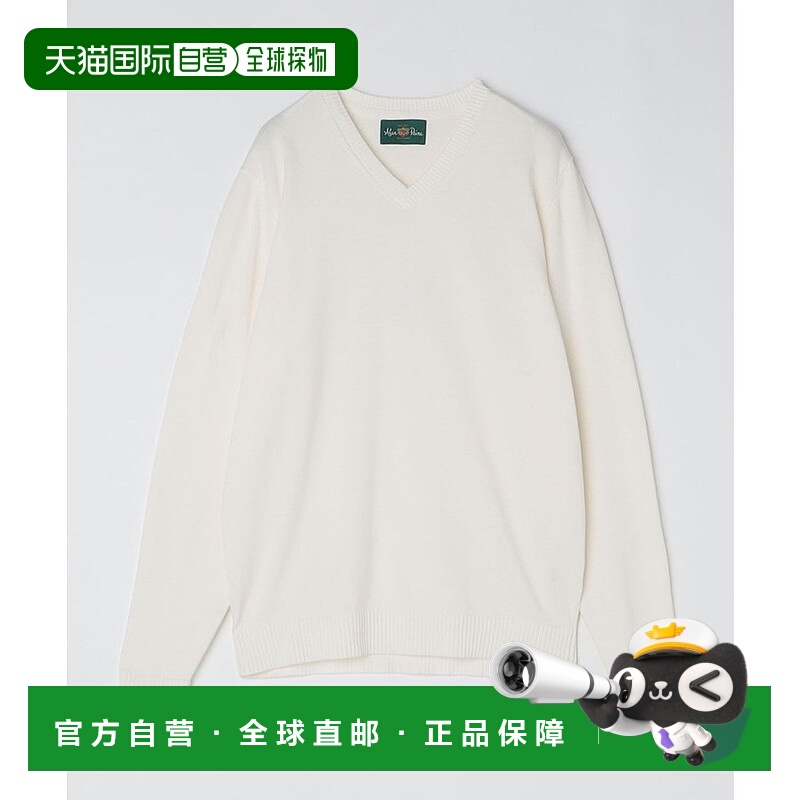 日本直邮SHIPS ALANPAINE 14 gauge纯棉V领针织衫 SH8611EM041014