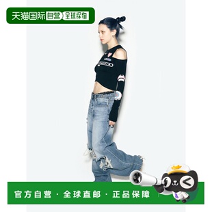 CALIE CUT 女士女装 CANDYFORNIA T恤CA24ALT003BK 韩国直邮ASIF