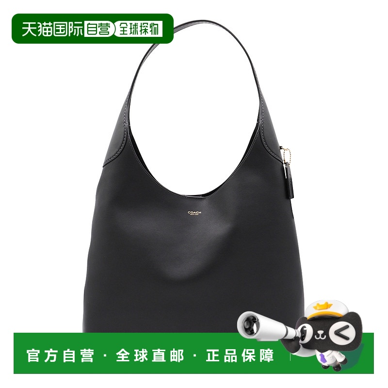 1h可退 香港直邮COACH 女士斜挎包 CU044B4BK CO 黑色 Coach Broo