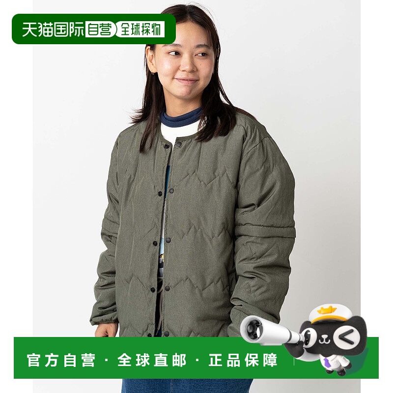 1h可退 日本直邮gym master 男女同款 可脱袖设计 山形绗缝无领夹