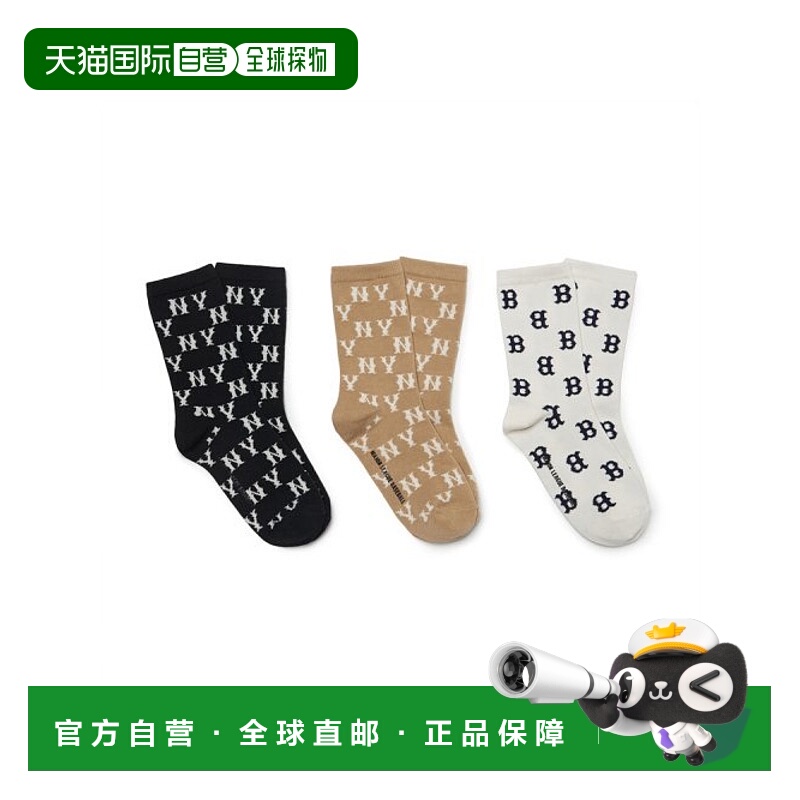 韩国直邮MLB KIDS 儿童袜子(0-16岁)7ASOM014N-00BKS