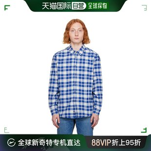 男士 香港直邮潮奢 蓝色 A106 Check 迪赛 Diesel Umbe 衬衫