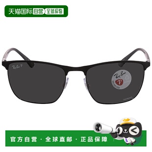 自营ray-banRay Ban Chromance Polarized Dark Gray Rectangular