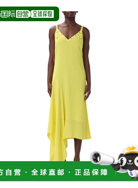 香港直邮PINKO 女士半身裙 103177A1O6H17 SS2024 黄色 PINKO ANN