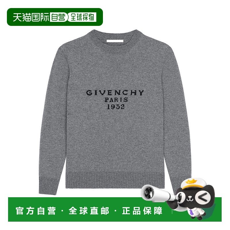 香港直邮GIVENCHY 女士针织衫 BW90VD4ZSN033 AW2025 灰色 PULLOV