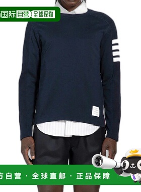 香港直邮THOM BROWNE 男士T恤 MJS245B07323415 SS2025蓝色上衣