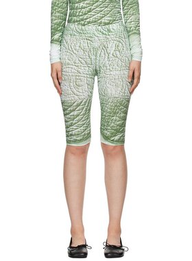 美国直邮MM6 Maison Margiela 绿色 Trompe L'oeil 短裤