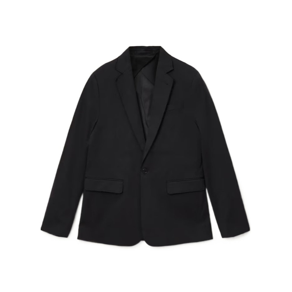 1h可退 ALL SAINTS 男士外套 M003QD366 AW2025 黑色 Rebel Raw E