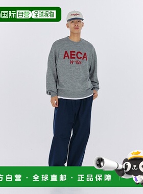 韩国直邮AECA WHITE 公用男针织AWCMFWBAKNIST001G4BB羊毛针织衫