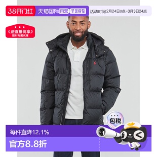 欧洲直邮Polo Ralph Lauren拉夫劳伦 刺绣拉链宽松羽绒服棉服男款